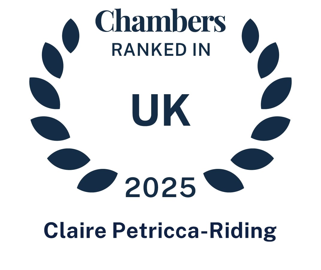 Chambers Top Ranked 2025 - Claire Petricca-Riding